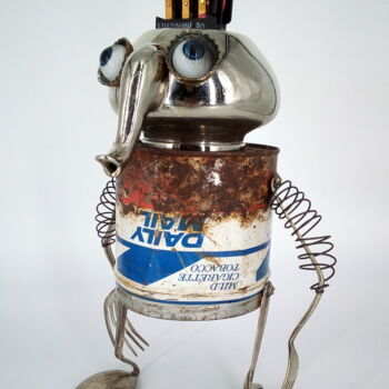 Sculpture titled "Dumbo bot* union ar…" by Branimir Misic, Original Artwork, Metals