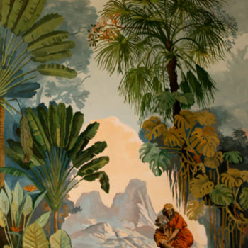 Malerei mit dem Titel "paul-et-virginie.jpg" von Les Décors Des Mers Du Sud, Original-Kunstwerk