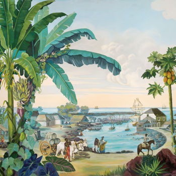 Painting titled "riviere-dabord-sain…" by Les Décors Des Mers Du Sud, Original Artwork