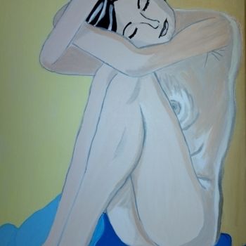Pintura titulada "La belle endormie" por Brigitte Candy, Obra de arte original, Acrílico