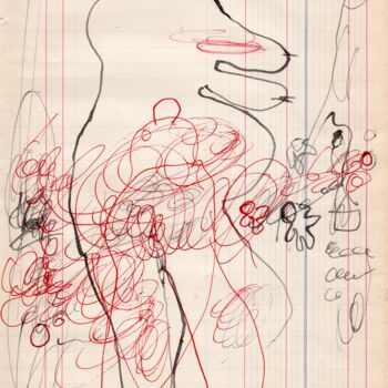 Dibujo titulada "Vénus family" por Brigitte Derbigny, Obra de arte original, Tinta