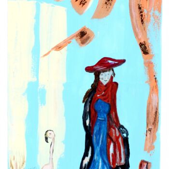 Картина под названием "Au revoir" - Brigitte Kölli, Подлинное произведение искусства, Акрил