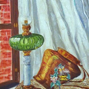 Peinture intitulée "nature morte à la l…" par Brigitte Nellissen (Ster), Œuvre d'art originale