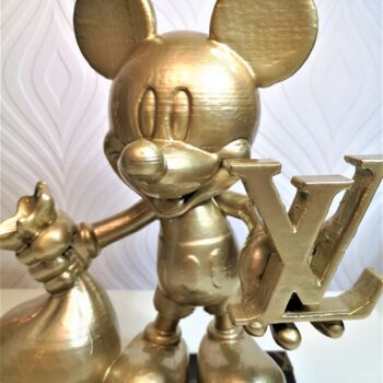 Mickey Mouse X Louis Vuitton : Gangsta M, Sculpture by Brother X