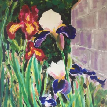 Pintura titulada "Iris-colors" por Bruno Tupinier, Obra de arte original, Acrílico