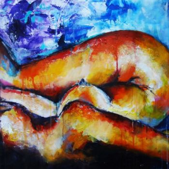 Pintura titulada "Nude I" por Alexandra Kay Vøhtz, Obra de arte original, Acrílico