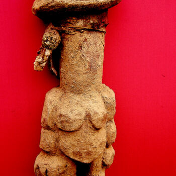 Escultura intitulada "voodoo # 41" por Cambrousse, Obras de arte originais, Madeira