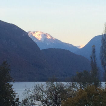 Fotografía titulada "Le bleu des montagn…" por Camille R., Obra de arte original, Fotografía no manipulada