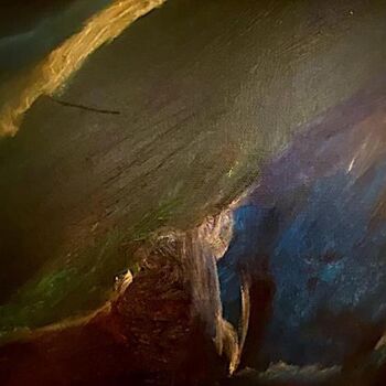 Pittura intitolato "Luce di libertà" da Camillo Ciampoli, Opera d'arte originale, Olio