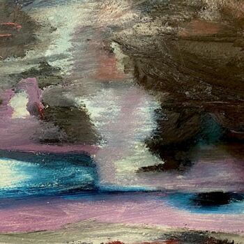 Pittura intitolato "Fiume" da Camillo Ciampoli, Opera d'arte originale, Olio