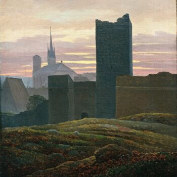 Pintura titulada "The Imperial Castle…" por Carl Gustav Carus, Obra de arte original, Oleo