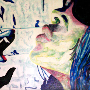 Malerei mit dem Titel "SENSUAL SMOKE" von Carla Bertoli, Original-Kunstwerk, Acryl