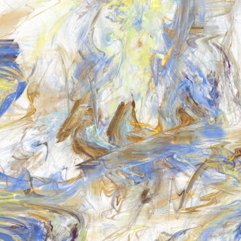 Digitale Kunst mit dem Titel "The Waves within Th…" von Carla Sá Fernandes, Original-Kunstwerk, Digitale Malerei