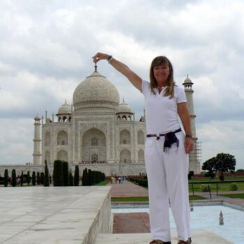 Fotografia zatytułowany „LEVANTANDO EL TAJ M…” autorstwa Carmen G. Junyent, Oryginalna praca