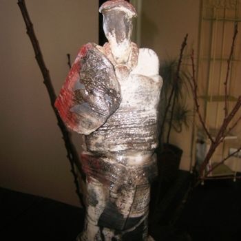 Sculpture titled "SAMOURAI" by Carol Bacque, Original Artwork