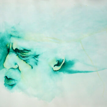 Arts numériques intitulée "Beijo" par Carolina Vigna, Œuvre d'art originale, Aquarelle