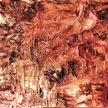 Pintura titulada "Chenini I" por Carriere De Glencoe, Obra de arte original, Acrílico Montado en Bastidor de camilla de made…