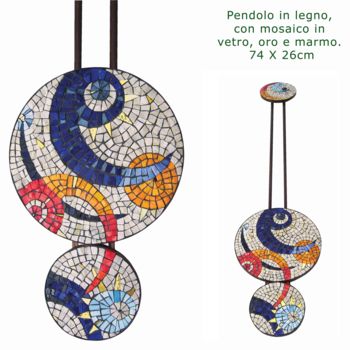 Scultura intitolato "Reflex Time" da Cassia Raad, Opera d'arte originale, Mosaico