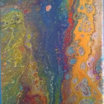 Painting titled "abstrait" by Cassio-Galet, Original Artwork