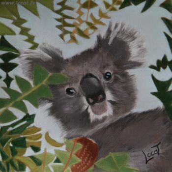 绘画 标题为“Koala” 由Catherine Costet (Lccat), 原创艺术品, 粉彩