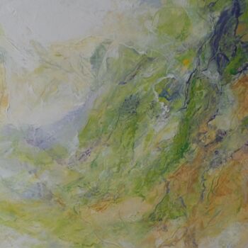 Malerei mit dem Titel "paysage" von Catherine Dufrene (Katy), Original-Kunstwerk