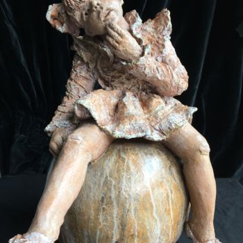 Скульптура под названием "angelique" - Catherine Lesueur (C.Lesueur), Подлинное произведение искусства, Керамика