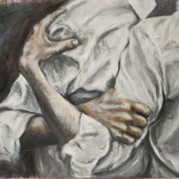 Peinture intitulée "Passion" par Cathy Lebret, Œuvre d'art originale, Huile