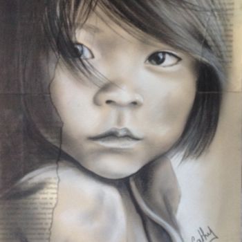 Drawing titled "JIA LI" by Cathy, Original Artwork