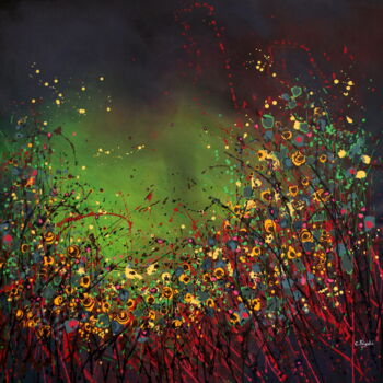 Malerei mit dem Titel "Northern Bright - E…" von Cecilia Frigati, Original-Kunstwerk, Acryl