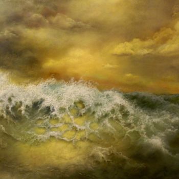 "etude-paysage-marin…" başlıklı Tablo Cecilia Melinescu tarafından, Orijinal sanat, Pastel