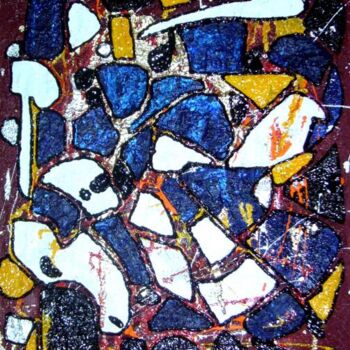 Painting titled "Composition" by Cédric Mounir, Original Artwork