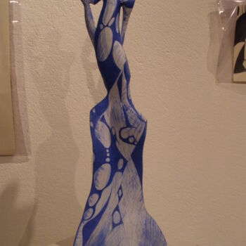 Скульптура под названием "vanitée" - Céline Pariggi (Wen Dao), Подлинное произведение искусства, Керамика