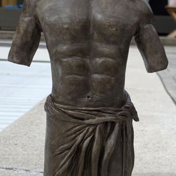 Sculpture titled "THE BODY" by Cendrique Nouchy-Desjeux (Cendrique Art), Original Artwork, Terra cotta