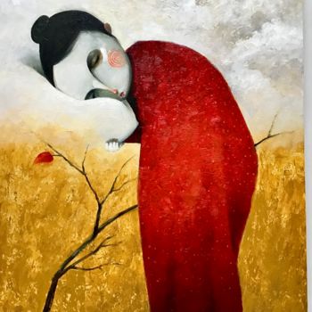 Peinture intitulée "Sueños de primavera" par Cesar Ayllón, Œuvre d'art originale, Huile