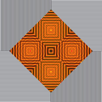 Arts numériques intitulée "hipnótico 01" par Cesar Benatti, Œuvre d'art originale, Travail numérique 2D