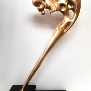 Sculpture titled "Athena" by Cesare Viola, Original Artwork, Bronze