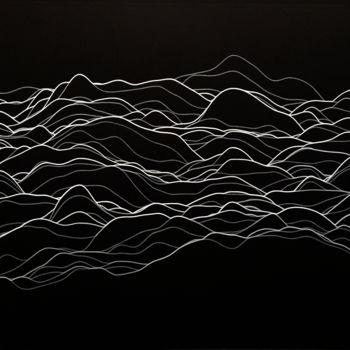 Εκτυπώσεις & Χαρακτικά με τίτλο "Abstract landscape…" από Christophe Floutier, Αυθεντικά έργα τέχνης, Γκουάς