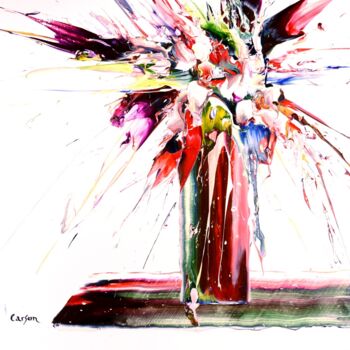 Pintura titulada "Transparence parfum…" por Charles Carson, Obra de arte original, Acrílico