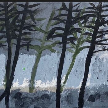 Malarstwo zatytułowany „16 "Forêt Noire"” autorstwa Chiki Tika, Oryginalna praca, Akryl