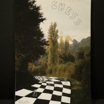 Ζωγραφική με τίτλο "CHESS" από Christac, Αυθεντικά έργα τέχνης, Ακρυλικό