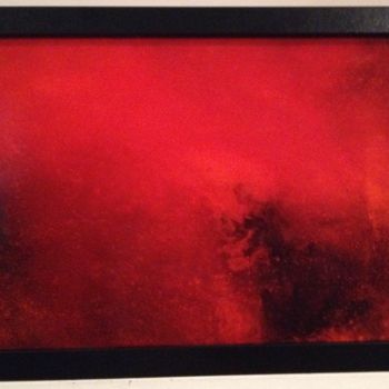 Painting titled "Red Limbo" by Christelle Crokaert, Original Artwork, Other