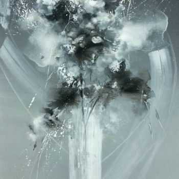 ""Composition floral…" başlıklı Tablo Christian Bessede tarafından, Orijinal sanat, Suluboya