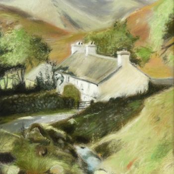 "Vallon d'Ecosse" başlıklı Resim Christian Grosse tarafından, Orijinal sanat, Pastel