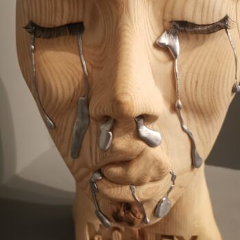 Sculpture titled "Honey/Money" by Christian Koller (Artc), Original Artwork, Casting