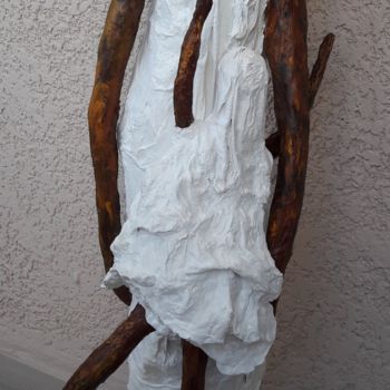 Sculpture titled "FOREVER" by Christiane Guerry, Original Artwork, Mixed Media