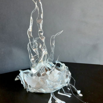 Sculpture titled "Structure 0.6" by Christine Barone, Original Artwork, Plastic