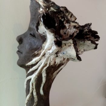 Sculpture intitulée "Esprit nature" par Christine Dupont, Œuvre d'art originale, Terre cuite