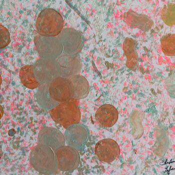 Painting titled "Champagne!" by Christine Lefrançois, Original Artwork, Acrylic