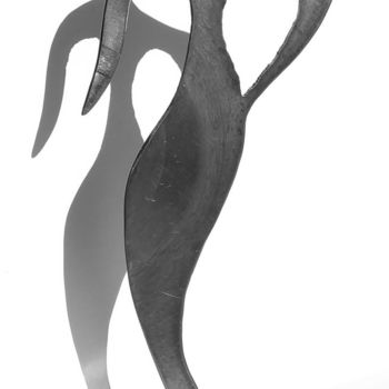 Skulptur mit dem Titel "08 - Maddock A Coif…" von Christophe-Christophe, Original-Kunstwerk, Metalle