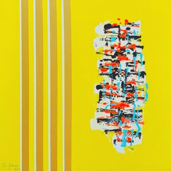 Malarstwo zatytułowany „Transition” autorstwa Christophe Gazel, Oryginalna praca, Akryl